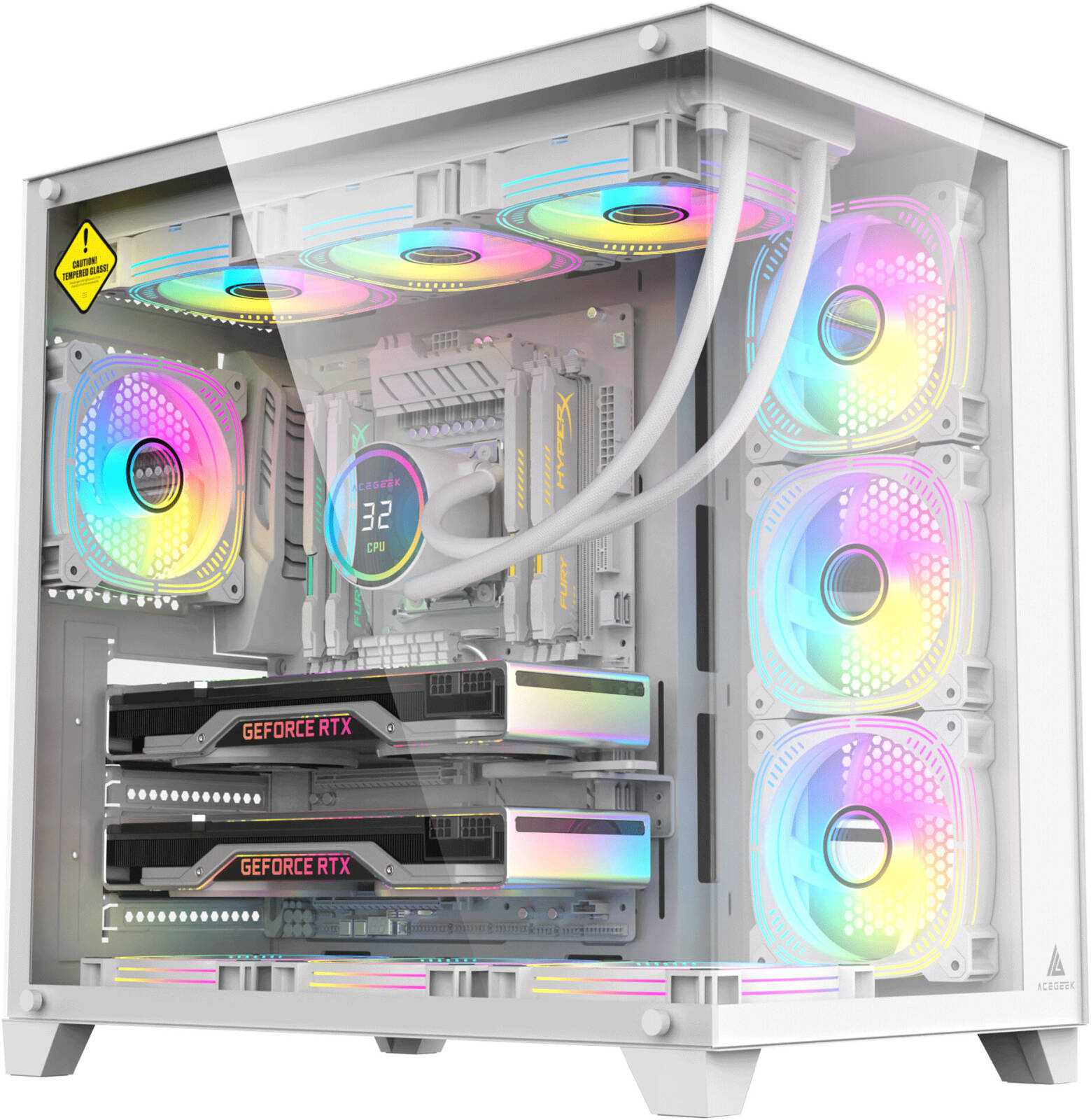 CASE DARKFLASH DS-900 WHITE