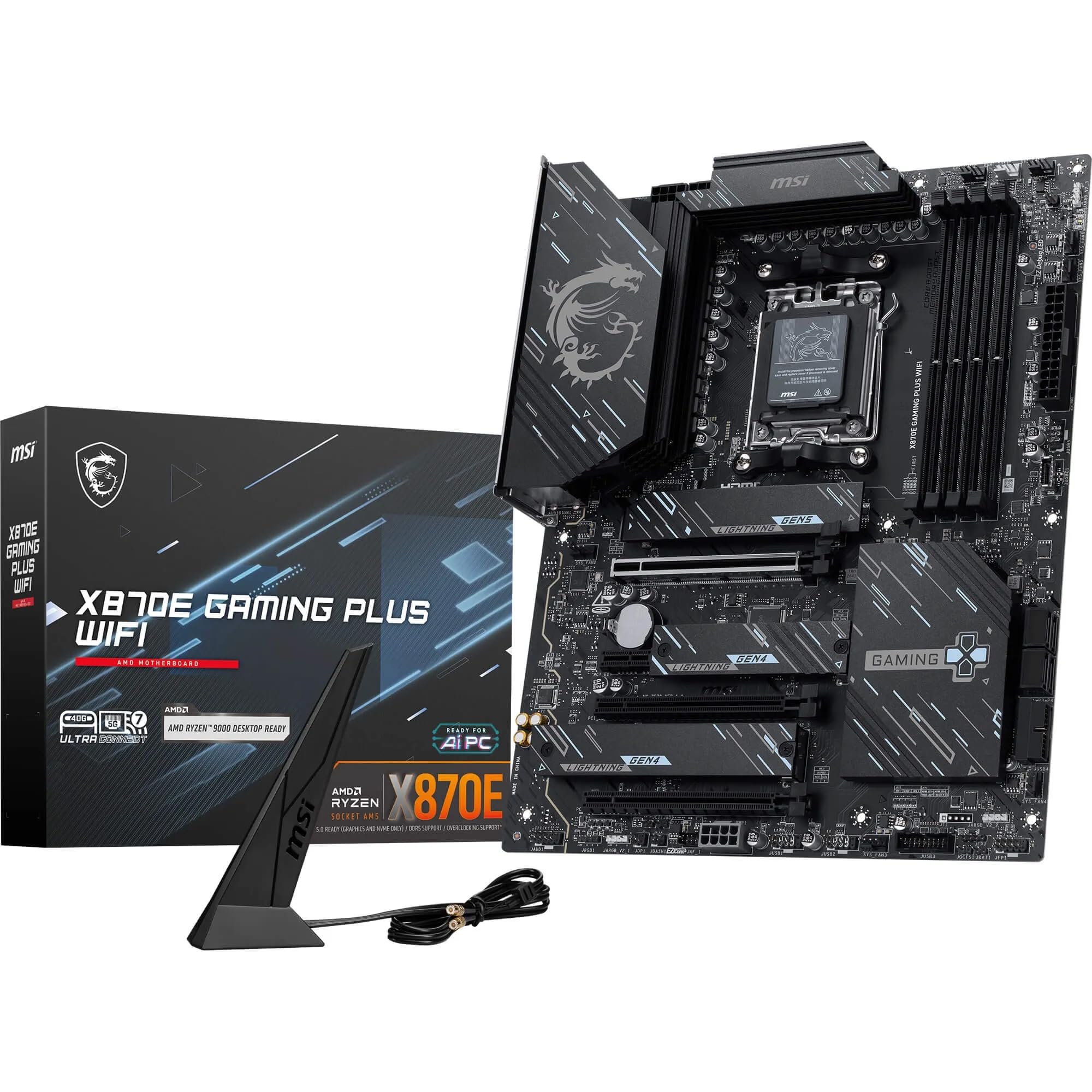 MSI X870 GAMING PLUS WIFI7 DDR5 AM5 AMD ATX Gaming Motherboard